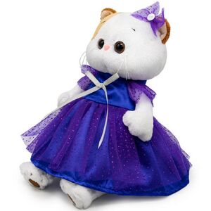 Мягкая игрушка Кошечка Лили в платье с блестящей сеточкой 27 см Budi Basa фото 2