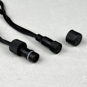 Светодиодная бахрома Legoled 3.2*0.9 м, 168 синих LED, черный КАУЧУК, соединяемая, IP54 BEAUTY LED фото 6