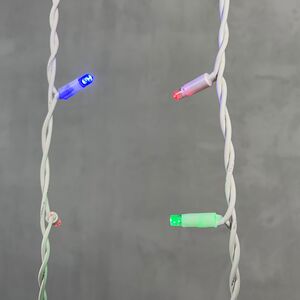 Светодиодная бахрома Legoled 3.2*0.9 м, 168 разноцветных LED, белый КАУЧУК, соединяемая, IP54 BEAUTY LED фото 4