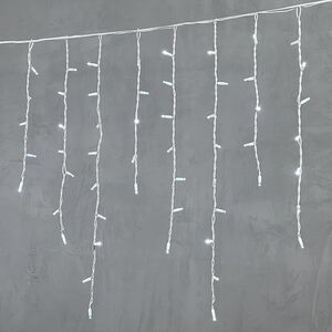 Светодиодная бахрома Legoled 3.2*0.9 м, 168 холодных белых LED, белый КАУЧУК, соединяемая, IP54 BEAUTY LED фото 5