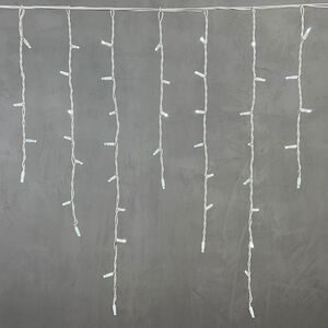 Светодиодная бахрома Legoled 3.2*0.9 м, 168 холодных белых LED, белый КАУЧУК, соединяемая, IP54 BEAUTY LED фото 2