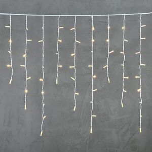 Светодиодная бахрома Legoled 3.2*0.9 м, 168 теплых белых LED, белый КАУЧУК, соединяемая, IP54 BEAUTY LED фото 2