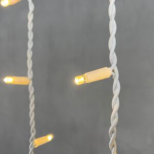 Светодиодная бахрома Legoled 3.2*0.9 м, 168 теплых белых LED, белый КАУЧУК, соединяемая, IP54 BEAUTY LED фото 3