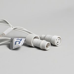 Светодиодная бахрома Legoled 3.2*0.9 м, 168 желтых LED, белый КАУЧУК, соединяемая, IP54 BEAUTY LED фото 10