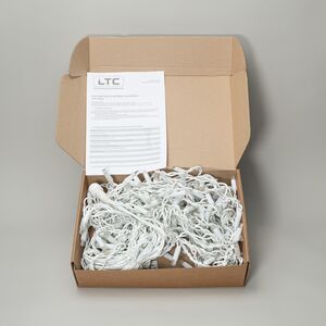 Светодиодная бахрома Legoled 3.2*0.9 м, 168 желтых LED, белый КАУЧУК, соединяемая, IP54 BEAUTY LED фото 11