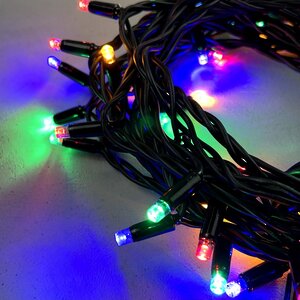 Уличная гирлянда Legoled 100 разноцветных LED, 10 м, черный КАУЧУК, соединяемая, IP65 BEAUTY LED фото 3