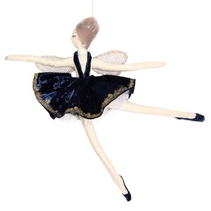 Кукла на елку Фея - Балерина Джина 24 см, подвеска Due Esse Christmas фото 2