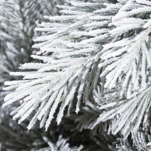 Искусственная елка Летиция заснеженная 210 см, ЛИТАЯ 100% ElkaDe фото 3