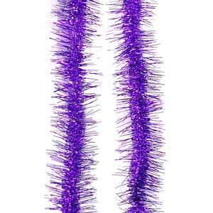 Мишура Вьюга 2.7 м*20 мм фиолетовая MOROZCO фото 1