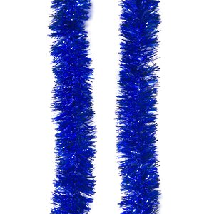 Мишура Праздничная 2 м*50 мм синяя MOROZCO фото 1