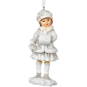 Елочная игрушка Девочка Абигейл на прогулке - Merry Little Christmas 12 см, подвеска Goodwill фото 1