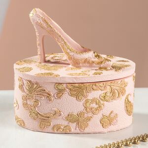 Декоративная шкатулка для украшений Antique Rococo 8 см розовая Goodwill фото 3
