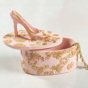 Декоративная шкатулка для украшений Antique Rococo 8 см розовая Goodwill фото 2