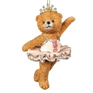 Елочная игрушка Медвежонок Лея - Teddy Ballet 10 см, подвеска Goodwill фото 1