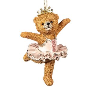 Елочная игрушка Медвежонок Хлоя - Teddy Ballet 10 см, подвеска Goodwill фото 1