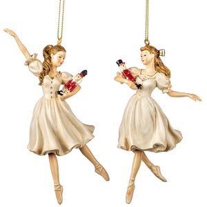 Елочная игрушка Балерина Клара - Сновидения Щелкунчика 14 см, подвеска Goodwill фото 2