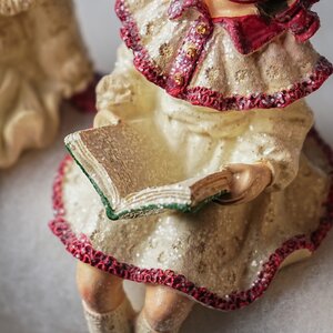 Набор новогодних фигурок Vittoriano Stile: Christmas Girl 15 см, 3 шт Goodwill фото 3