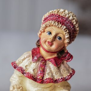 Набор новогодних фигурок Vittoriano Stile: Christmas Girl 15 см, 3 шт Goodwill фото 2