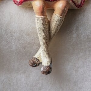 Набор новогодних фигурок Vittoriano Stile: Christmas Girl 15 см, 3 шт Goodwill фото 5