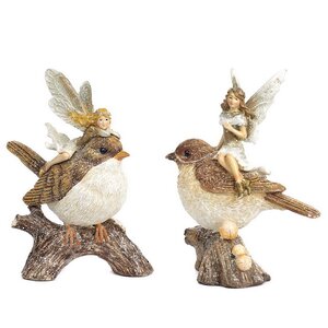 Декоративная фигурка Enchante Foresta: Фея Вирджи на Птичке 16 см Goodwill фото 2