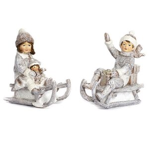 Новогодняя фигурка Winter Fun: Мальчик Дуглас с подарками на санях 11 см Goodwill фото 12