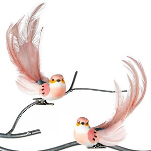 Елочная игрушка Птичка Роузи из Чащи Цветущей Магнолии 17 см, клипса Goodwill фото 1