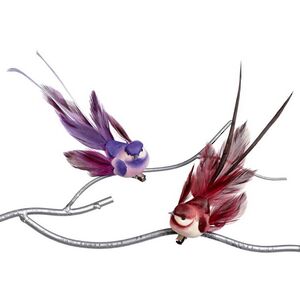 Елочная игрушка Птичка Сонета 15 см, клипса Goodwill фото 2