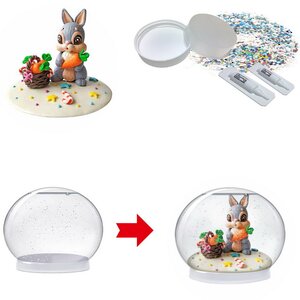 Набор для творчества Создай Волшебный Шар - Зайчик Bumbaram фото 4