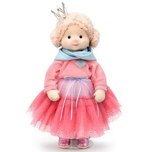 Мягкая кукла Принцесса Аврора 38 см, Minimalini Budi Basa фото 1
