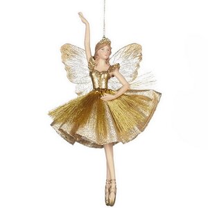 Елочная игрушка Фея Эльанна Якобине - Ballet de Oro de Cala Dogana 18 см, подвеска