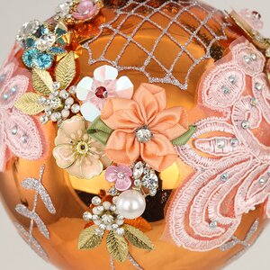 Коллекционный стеклянный елочный шар Тиццоне - Bentivoglio Charm 12 см Mark Roberts фото 2