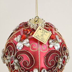Коллекционный стеклянный елочный шар Сфорцея - Bentivoglio Charm 13 см Mark Roberts фото 3