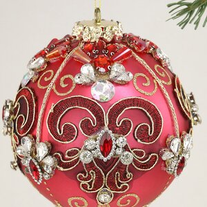 Коллекционный стеклянный елочный шар Сфорцея - Bentivoglio Charm 13 см Mark Roberts фото 2