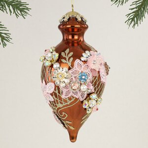 Коллекционная стеклянная елочная игрушка Авера - Bentivoglio Charm 22 см, подвеска Mark Roberts фото 8