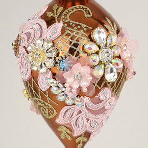 Коллекционная стеклянная елочная игрушка Авера - Bentivoglio Charm 22 см, подвеска Mark Roberts фото 2