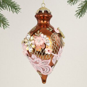 Коллекционная стеклянная елочная игрушка Авера - Bentivoglio Charm 22 см, подвеска Mark Roberts фото 4