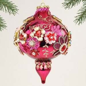 Коллекционная стеклянная елочная игрушка Генуи - Bentivoglio Charm, подвеска Mark Roberts фото 6