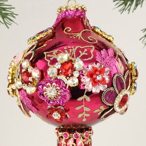 Коллекционная стеклянная елочная игрушка Генуи - Bentivoglio Charm, подвеска Mark Roberts фото 7