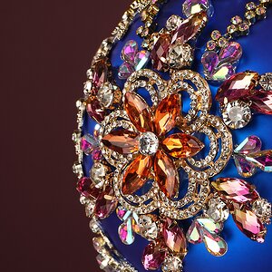 Коллекционный стеклянный елочный шар Фрежюс - Bentivoglio Charm 13 см Mark Roberts фото 5