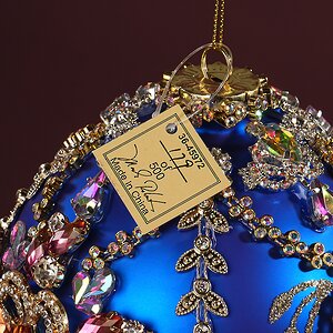 Коллекционный стеклянный елочный шар Фрежюс - Bentivoglio Charm 13 см Mark Roberts фото 6