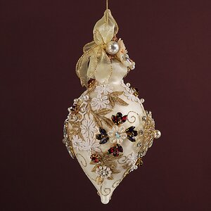 Коллекционная стеклянная елочная игрушка Онфлер - Bentivoglio Charm 20 см Mark Roberts фото 7