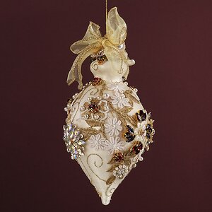 Коллекционная стеклянная елочная игрушка Онфлер - Bentivoglio Charm 20 см Mark Roberts фото 9