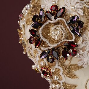 Коллекционная стеклянная елочная игрушка Онфлер - Bentivoglio Charm 20 см Mark Roberts фото 2