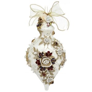 Коллекционная стеклянная елочная игрушка Онфлер - Bentivoglio Charm 20 см Mark Roberts фото 10