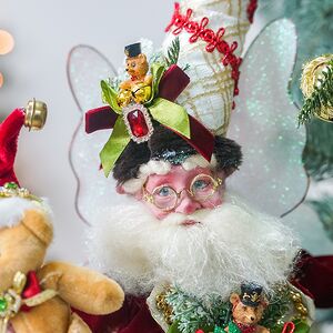 Коллекционная кукла Эльф Алэр с плюшевым мишкой из Страны Грез 41 см Mark Roberts (Марк Робертс) фото 3