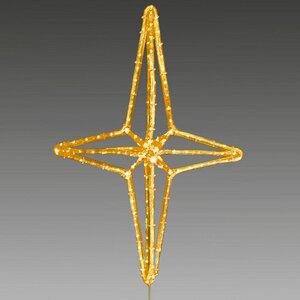 Световая макушка Полярная Звезда 50 см желтая МанузинЪ фото 1