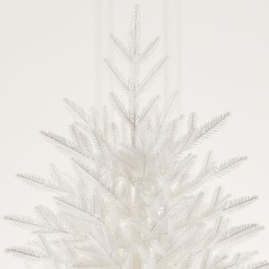 Настольная белая елка в мешочке Александрийская 90 см, ЛИТАЯ 100% Max Christmas фото 2