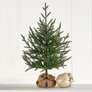 Настольная елка в мешочке Лесная Симфония 70 см, ЛИТАЯ 100% Max Christmas фото 1