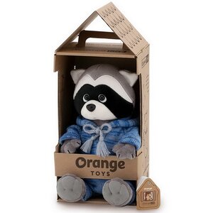 Мягкая игрушка Енотик Дэнни: Вязаный сезон 25 см, Orange Life Orange Toys фото 6