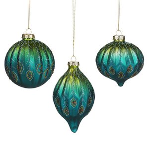 Набор стеклянных шаров Melissano Smeraldo 8 см, 12 шт Goodwill фото 1